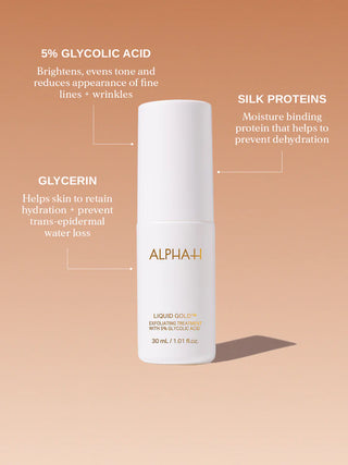 Alpha-H Liquid Gold Exfoliating Treatment limited ingredienten