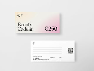 Care for Skin Gift Card 250 euro voor en achterkant
