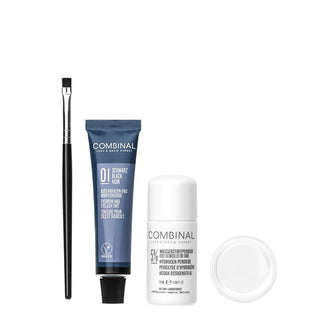 Combinal Wenkbrauw- en wimperverf (mini kit) Zwart 01