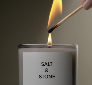 Geurkaars - Fig & Violet 240 gr | Salt & Stone