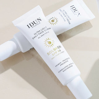 IDUN Minerals Primer & Face Cream Solsken SPF50 sfeer