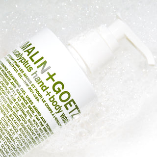 Malin+Goetz Eucalyptus Hand + Body Wash substantie sfeer