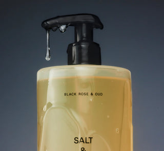 Salt & Stone Body Wash - Black Rose & Oud sfeer