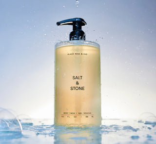 Salt & Stone Body Wash - Black Rose & Oud sfeer 1