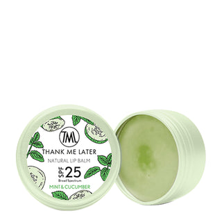 Thank Me Later Lipbalm SPF 25 - Cucumber & Mint