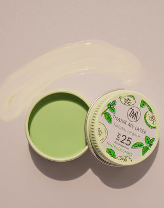 Thank Me Later Lipbalm SPF 25 - Cucumber & Mint sfeer 1