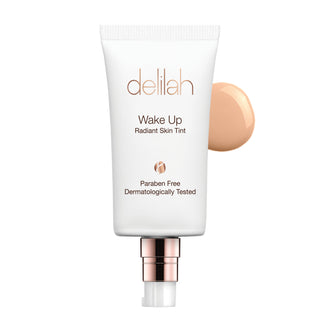 Delilah wake up skin tint amber
