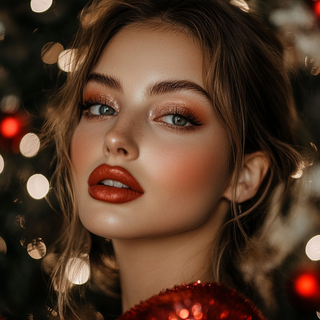 Kerst make-up look