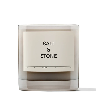 Salt & Stone Geurkaars - Fig & Violet 240 gr