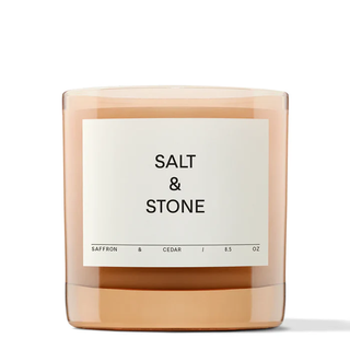 Salt & Stone Geurkaars - Saffron & Cedar 240 gr