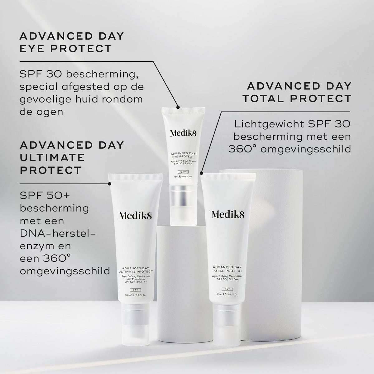 Medik8 Advanced Day Total Protect - SPF 30 50ml productlijn