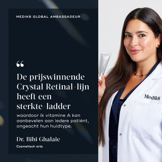 Medik8 Crystal Retinal 3 30ml dermatoloog advies Dr. Bibi Ghalaie