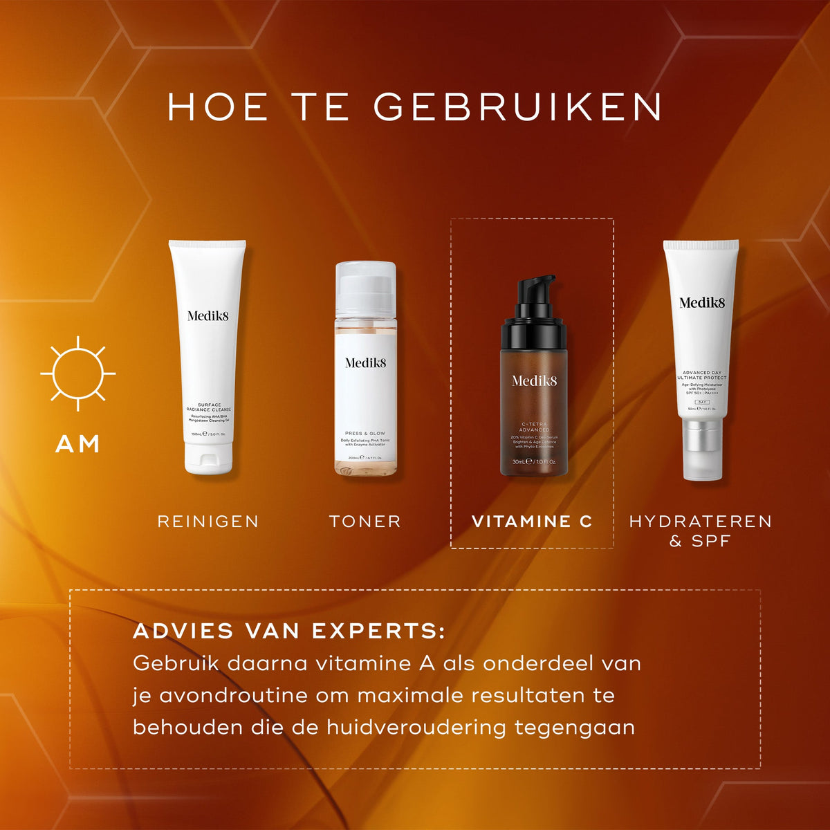 Medik8 C-Tetra Advanced 30ml zo gebruik je het in je routine
