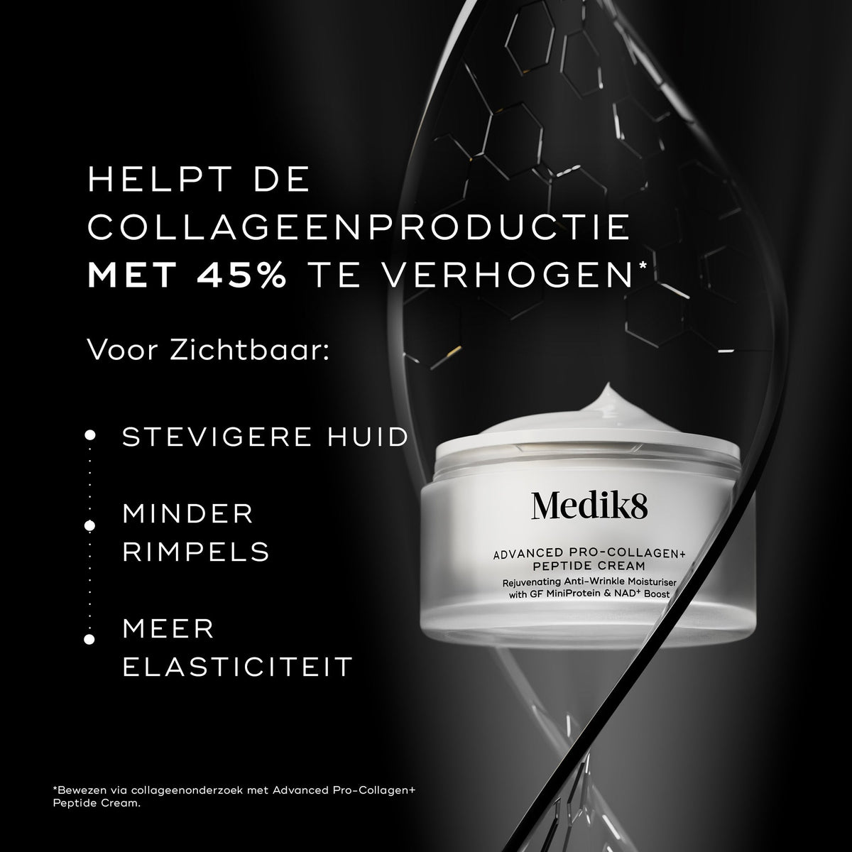Medik8 Advanced Pro Collagen+ Peptide Cream REFILL 50ml voordelen