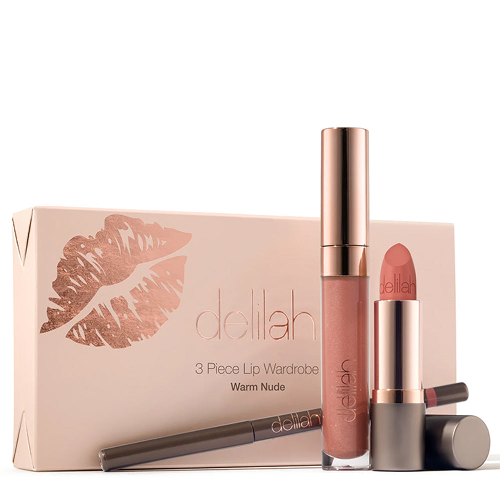 Delilah Cosmetics Warm Nude Lip Wardrobe