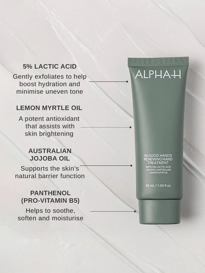 Alpha-H In Good Hands Renewing Hand Treatment ingredient