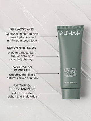 Alpha-H In Good Hands Renewing Hand Treatment ingredients
