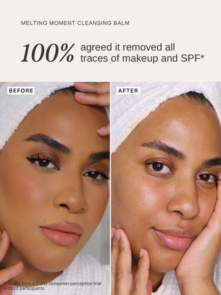 Alpha-H Melting Moment Cleansing Balm Orange Creme Brulee resultaat