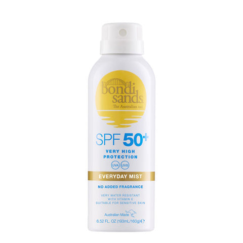 Bondi Sands Everyday Mist Spray SPF50+ Fragrance Free 193 ml