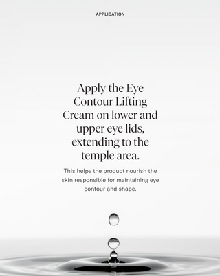 Calecim Eye Contour Lifting Cream application