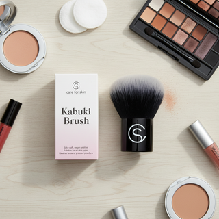 Care for Skin Kabuki Brush flatlay