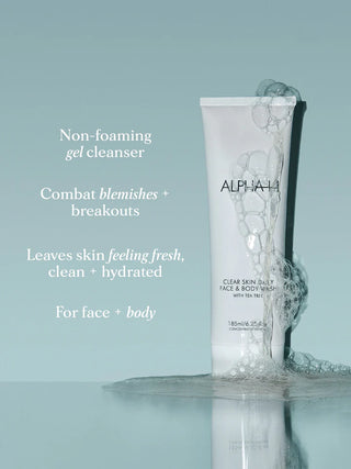 Clear Skin Daily Face & Body Wash 185ml | Alpha-H