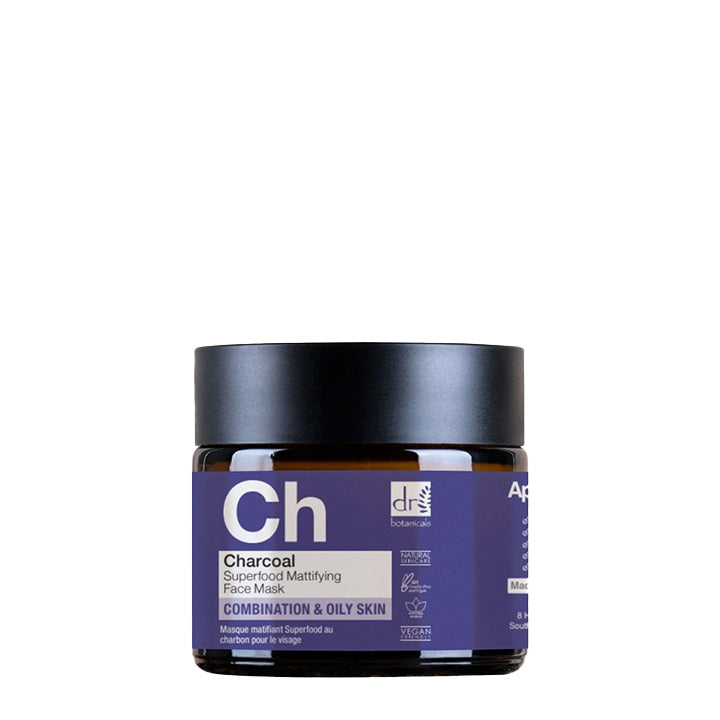 Dr. Botanicals Charcoal Superfood Mattifying Face Mask 60 ml