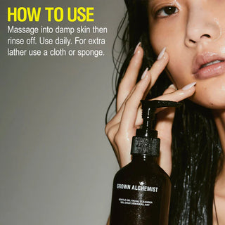 Grown Alchemist Gentle Gel Facial Cleanser gebruik