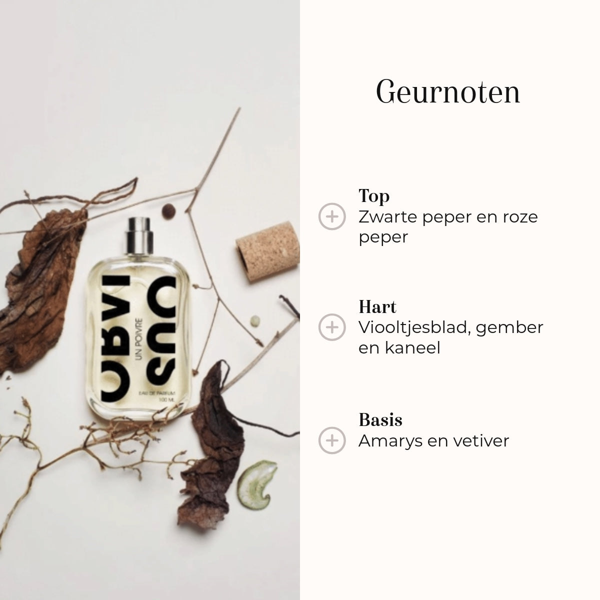 Eau de Parfum - Un Poivre geurnoten