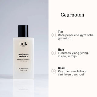 Hair Perfume - Tubereuse Imperiale geurnoten