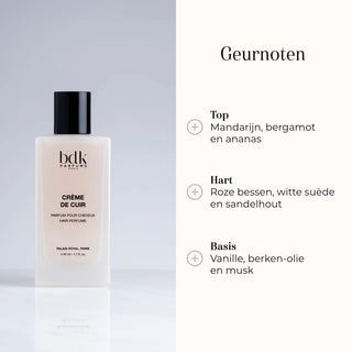 Hair Perfume - Creme de Cuir geurnoten