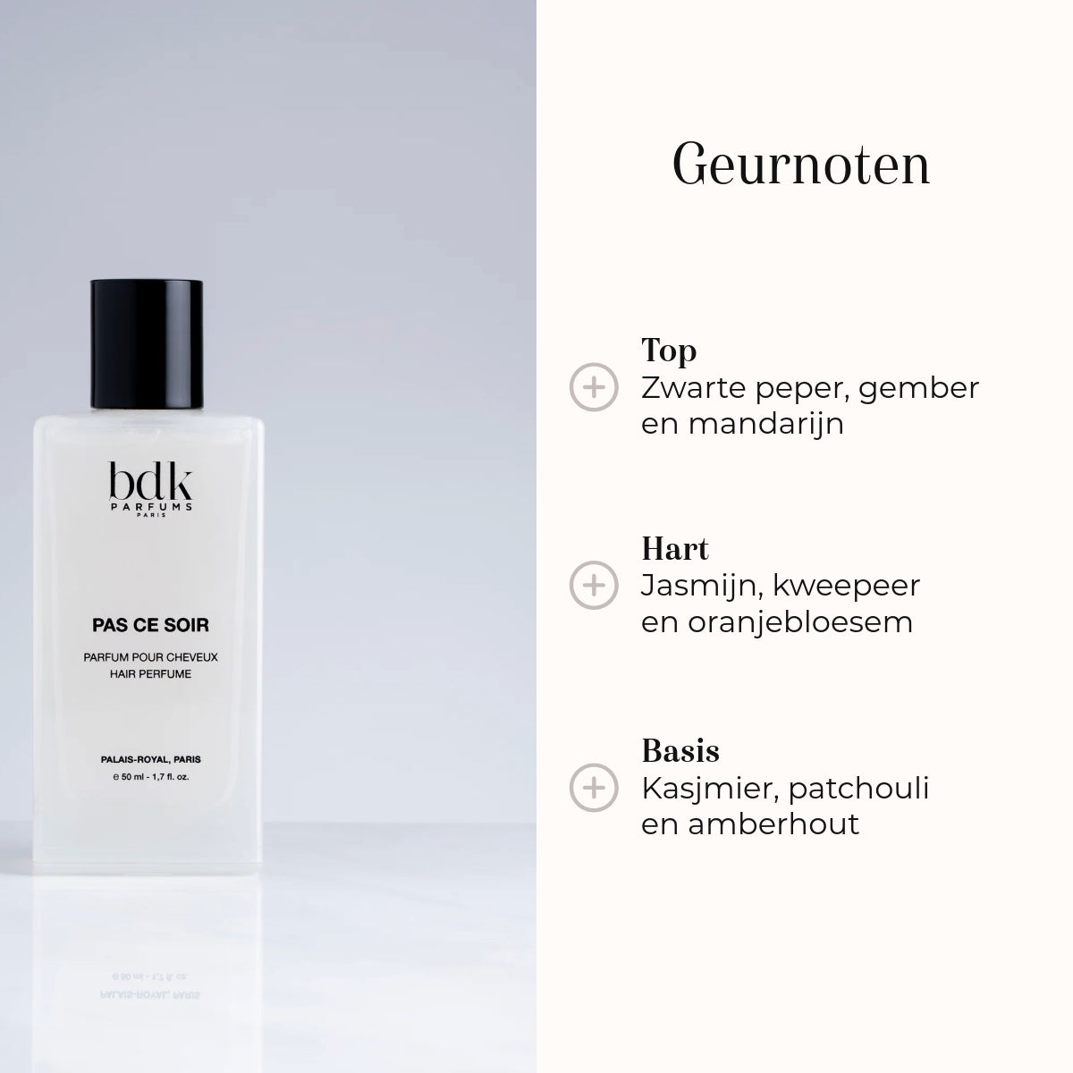 Hair Perfume - Pas Ce Soir geurnoten