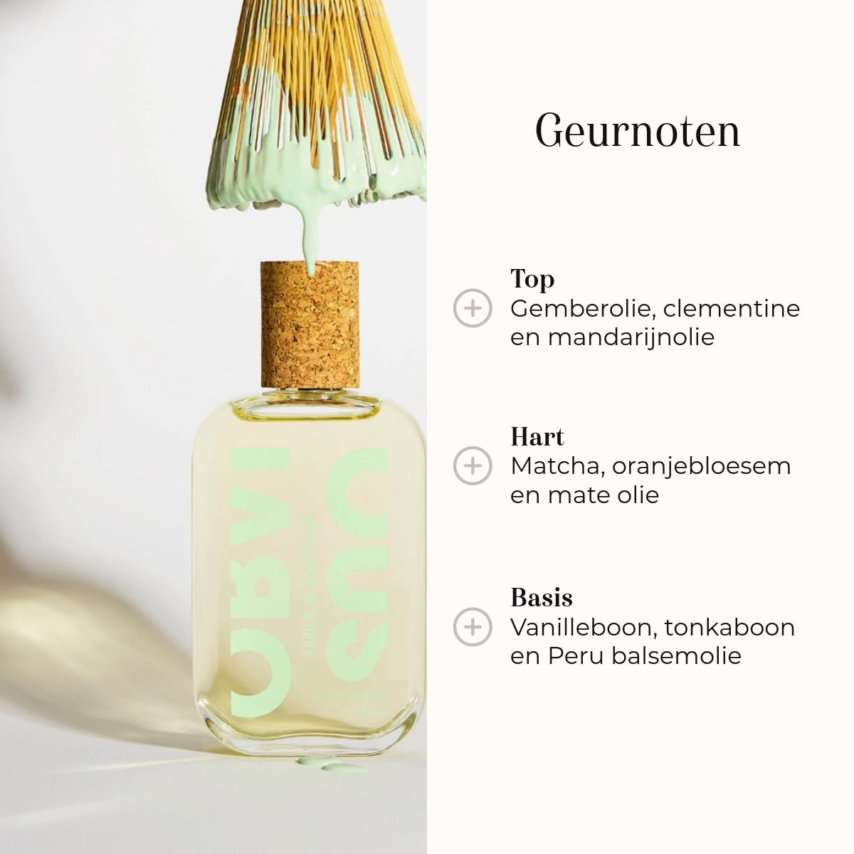 Eau de Parfum - Milk & Matcha geurnoten