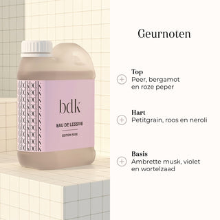Eau De Lessive Rose 1000ml geurnoten