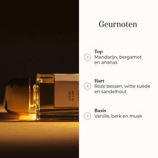 Eau de Parfum - Crème De Cuir geurnoten