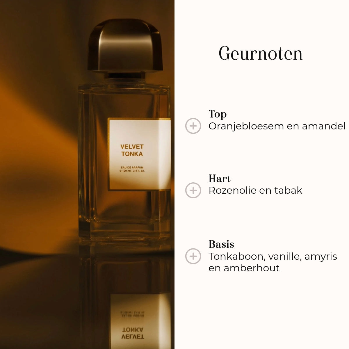 Eau de Parfum - Velvet Tonka geurnoten