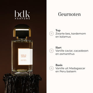 Eau de parfum - Vanille Caviar geurnoten