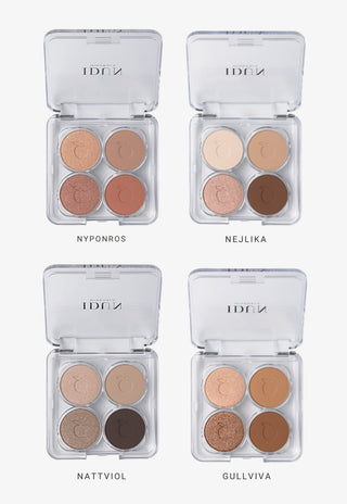 IDUN Minerals eyeshadow palettes