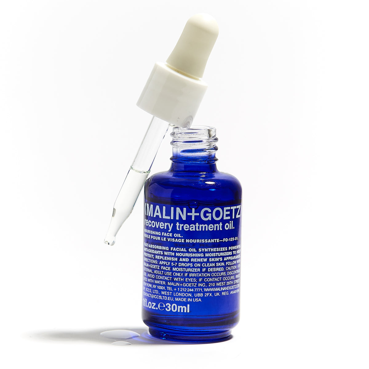 Malin+Goetz Recovery Treatment Oil pipet