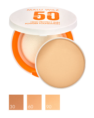 Malu Wilz Sun Powder Foundation SPF50 Nr 30, 60 en 90