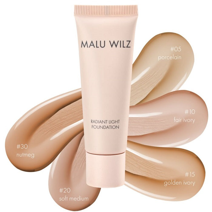 Malu Wilz Radiant Light Foundation kleuren