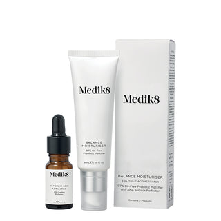 Medik8 Balance Moisturiser Glycolic Acid Activator met doosje