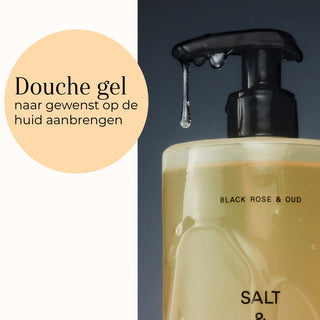 Body Wash - Black Rose & Oud gebruik