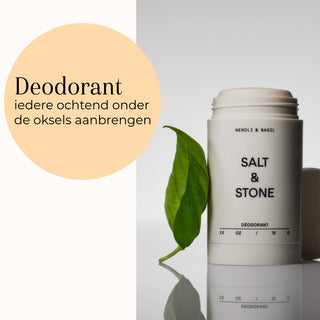 Natural Deodorant - Neroli & Basil (Extra Strenght) 75gr gebruik