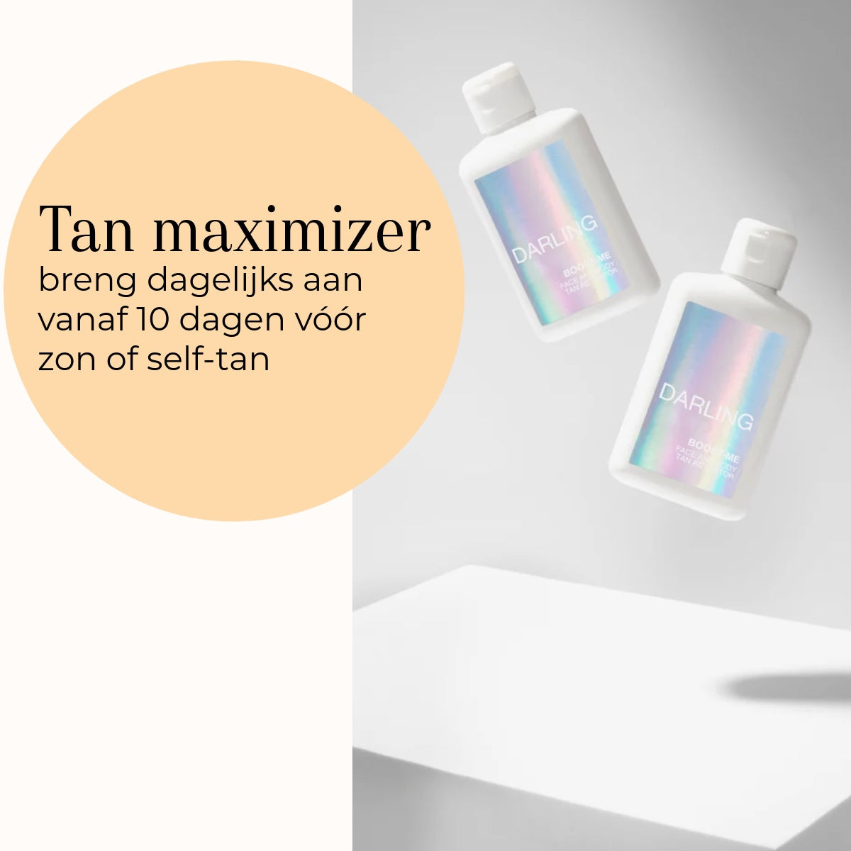 Boost-Me Tan Activator 150ml gebruik