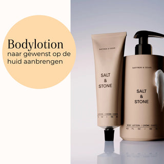 Body Lotion - Saffron & Cedar gebruik
