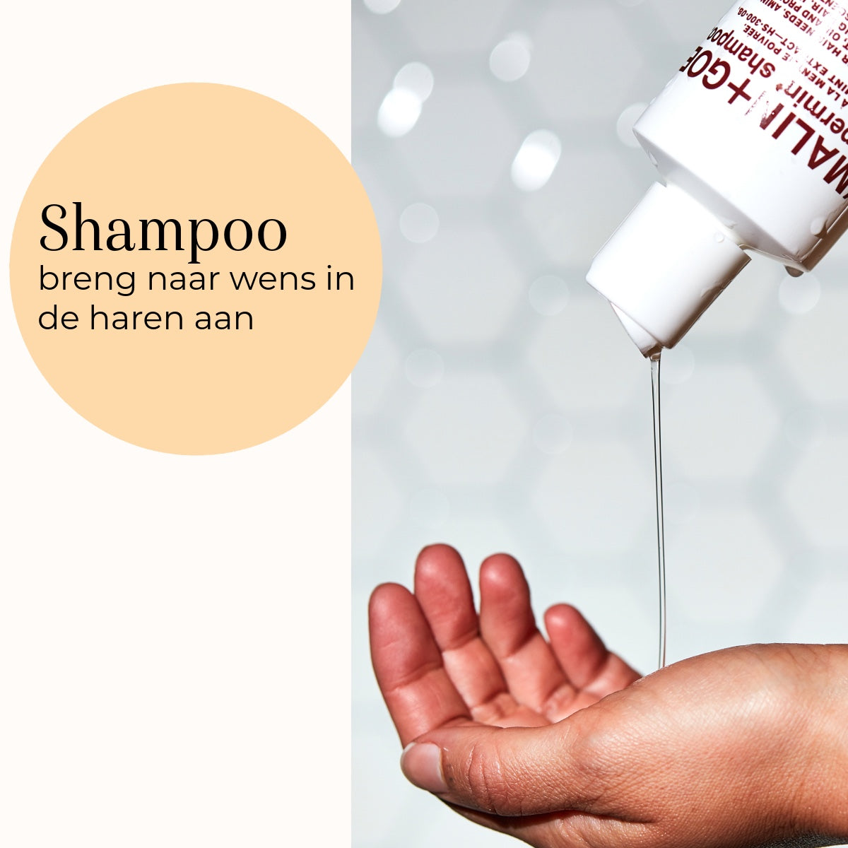 Peppermint Shampoo gebruik