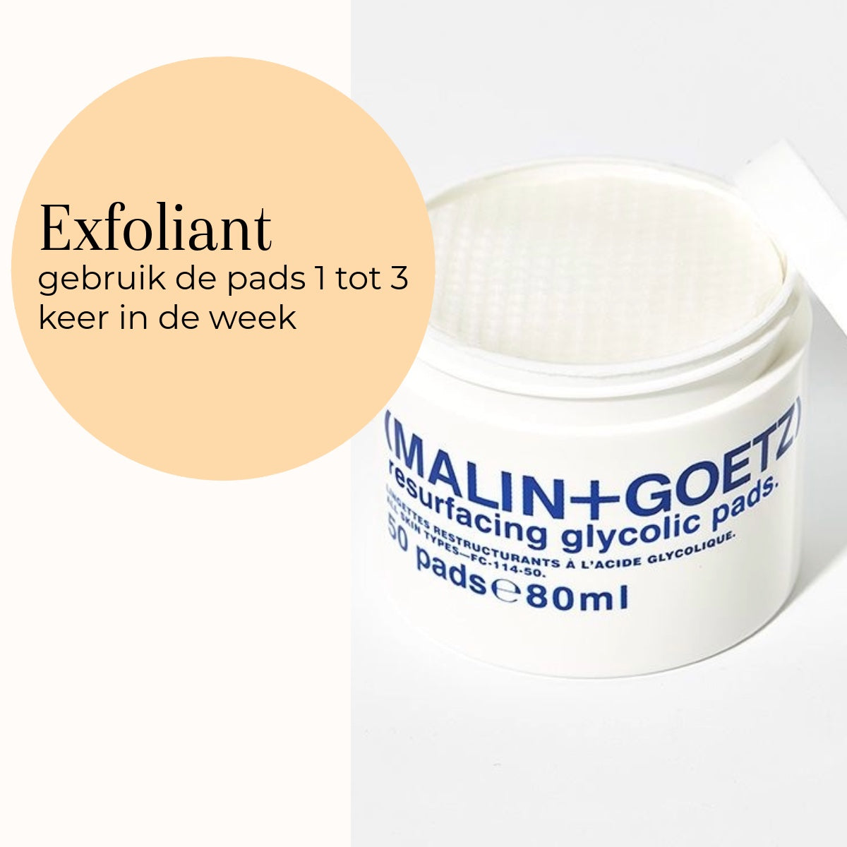 Resurfacing Glycolic Pads 80ml gebruik