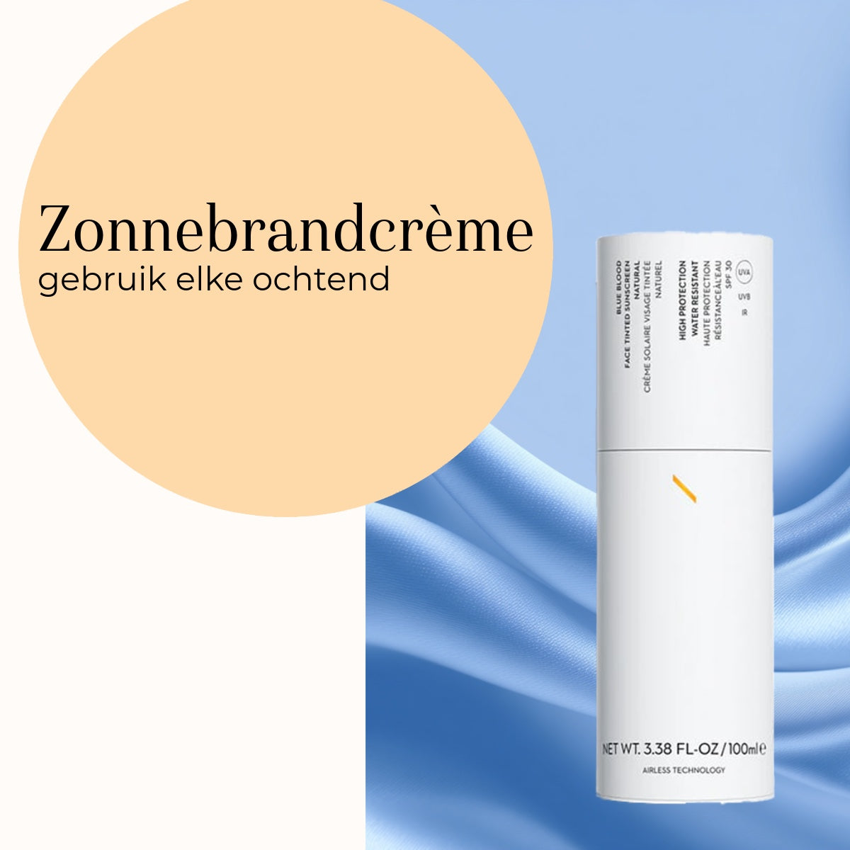 Blue Blood Face Tinted Sunscreen SPF30 Natural gebruik