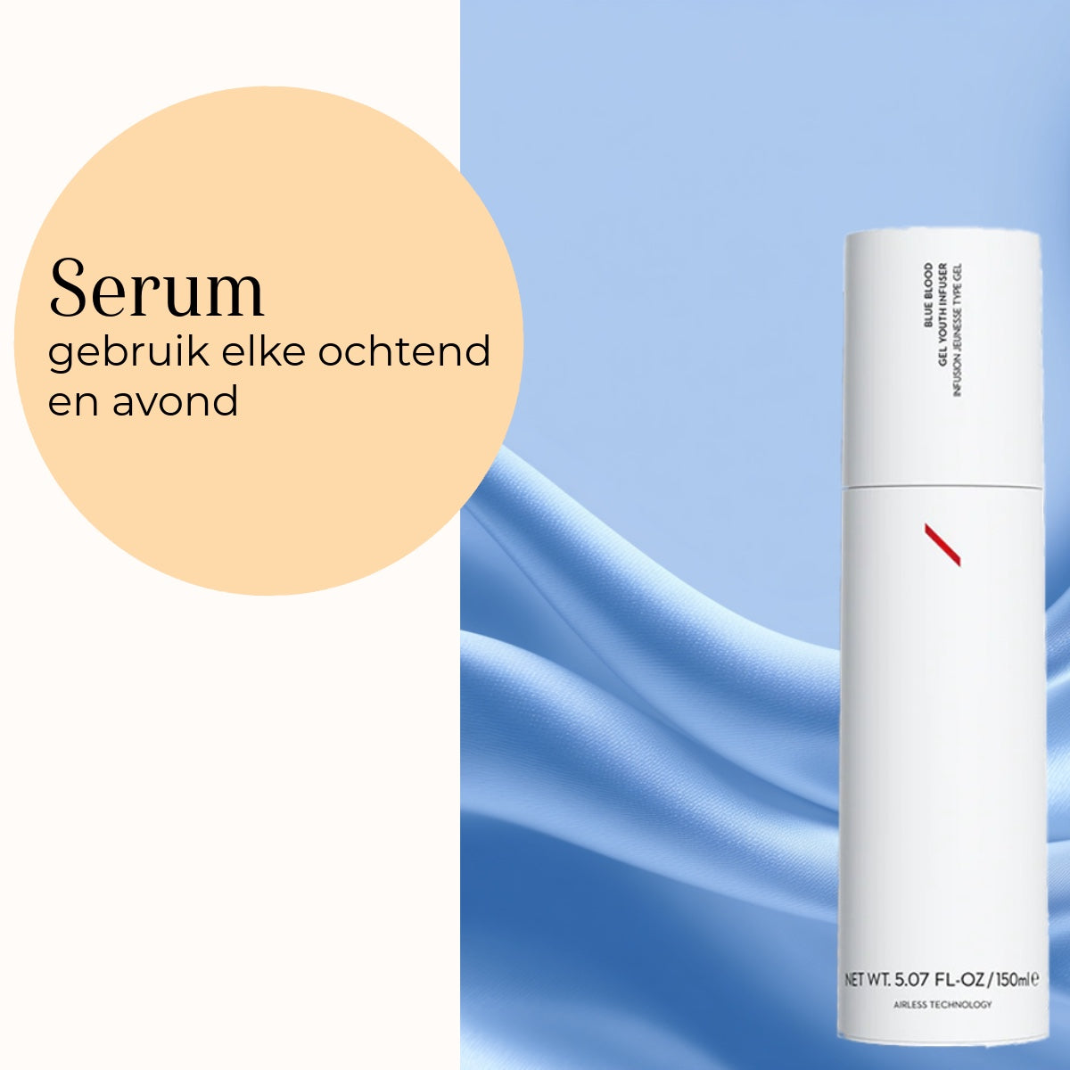 Blue Blood Gel - Youth Infuser gebruik